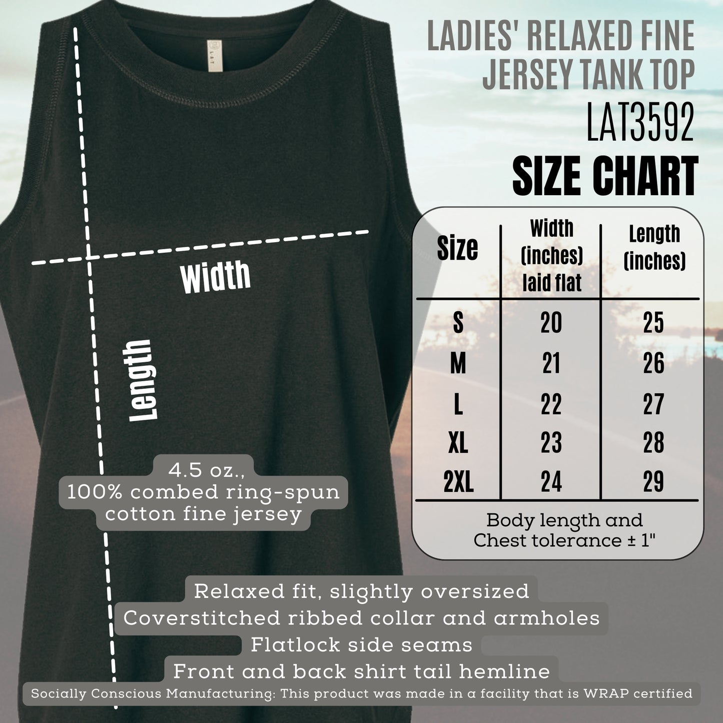 Motorcycle "Memories On Two Wheels Last A Lifetime" Women's Relaxed Jersey Tank Top