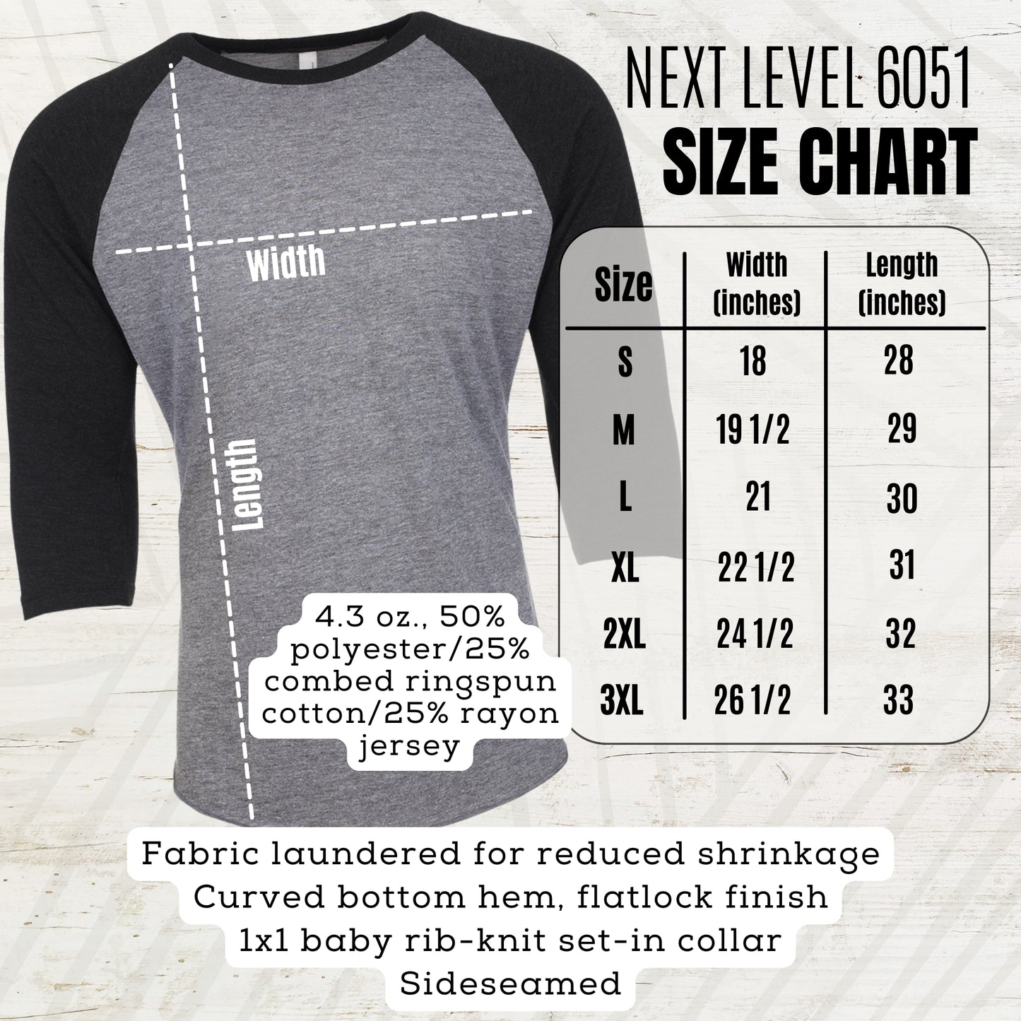 Oriental Tiger "Growl Through to the Other Side" Cancer Survivor Raglan 3/4 Sleeve Shirt 4.3 oz. triblend