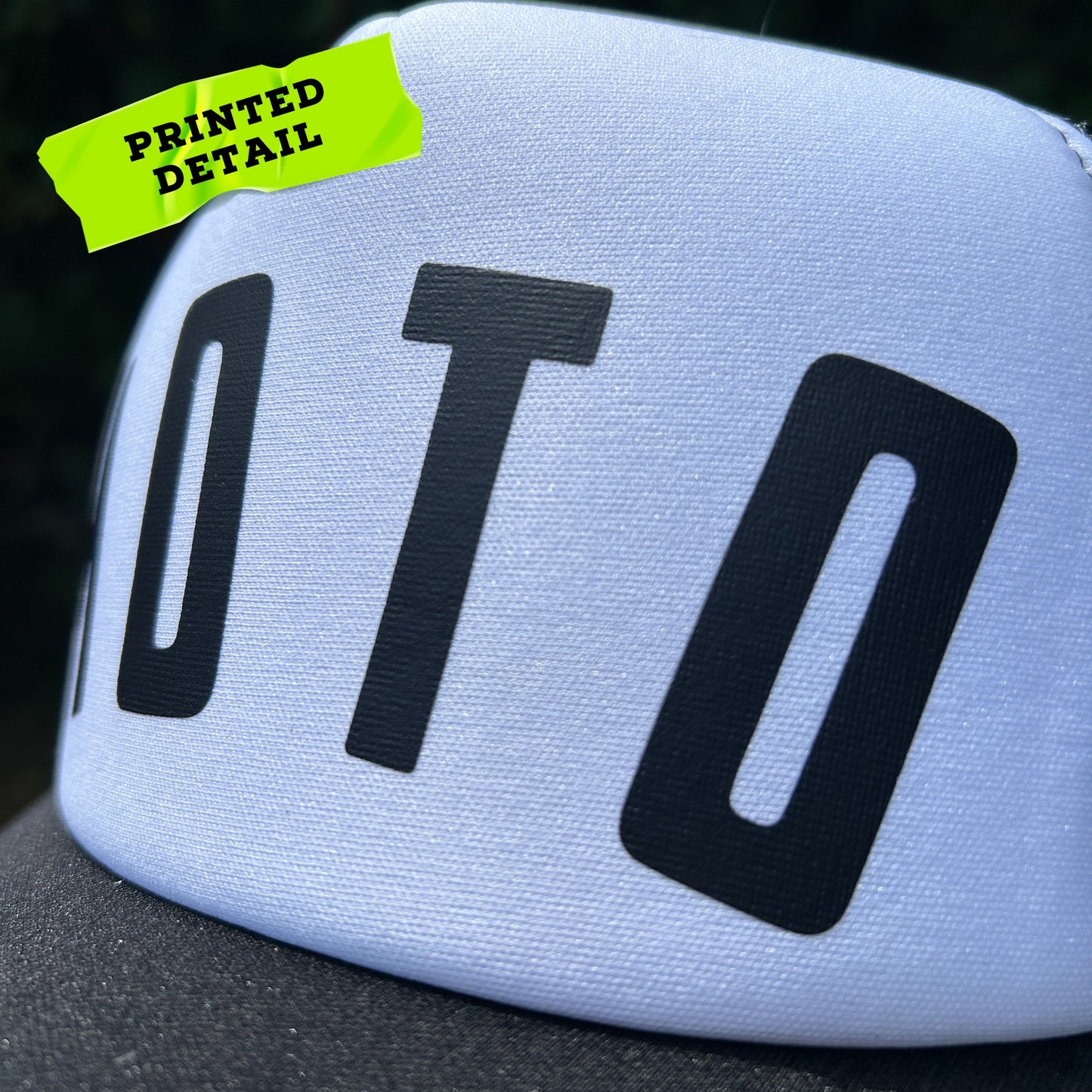 Graphic Moto Mesh Foam Trucker Hat