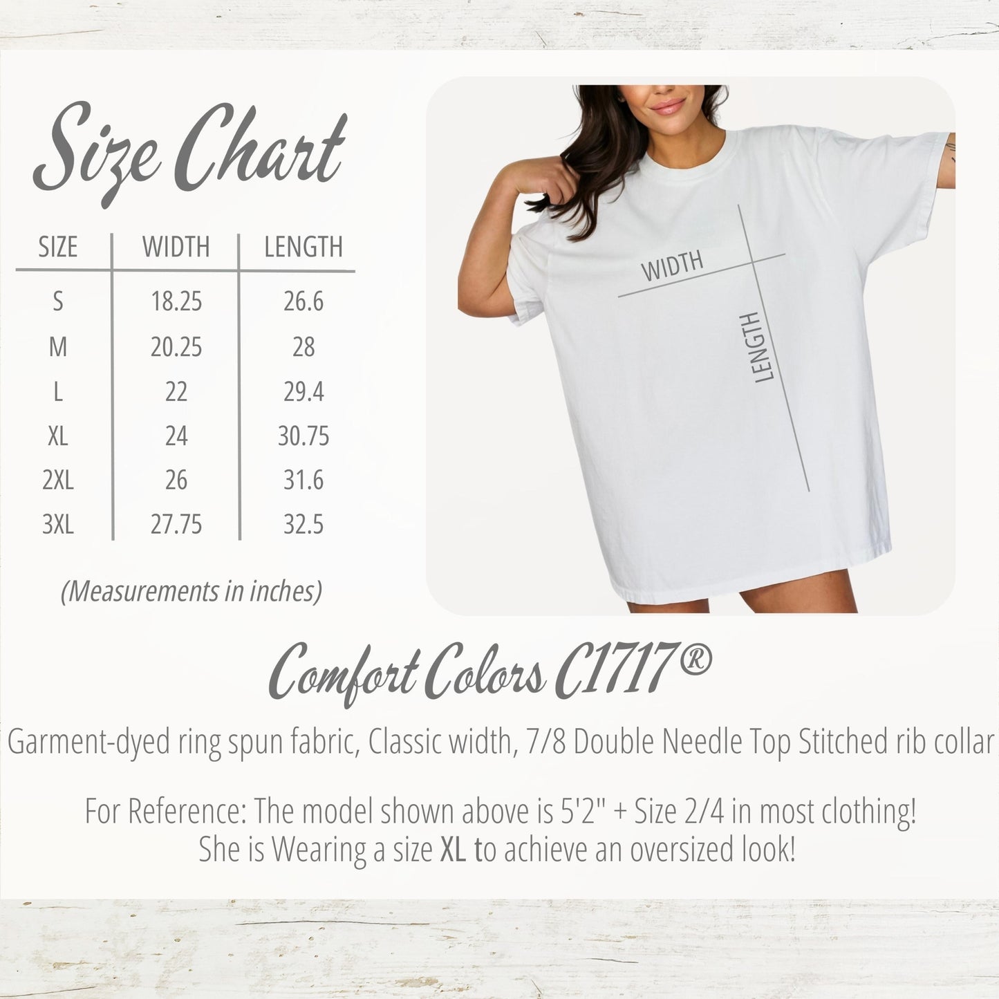 Beach Vibes "Sky Above, Sand Below, Peace Within" Comfort Colors® T-Shirt - Back Design