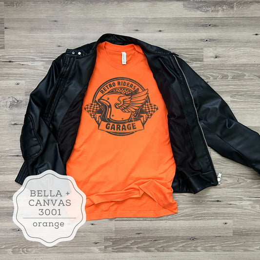 Motorcycle Biker TShirt - Retro Riders Garage - Cafe Racer