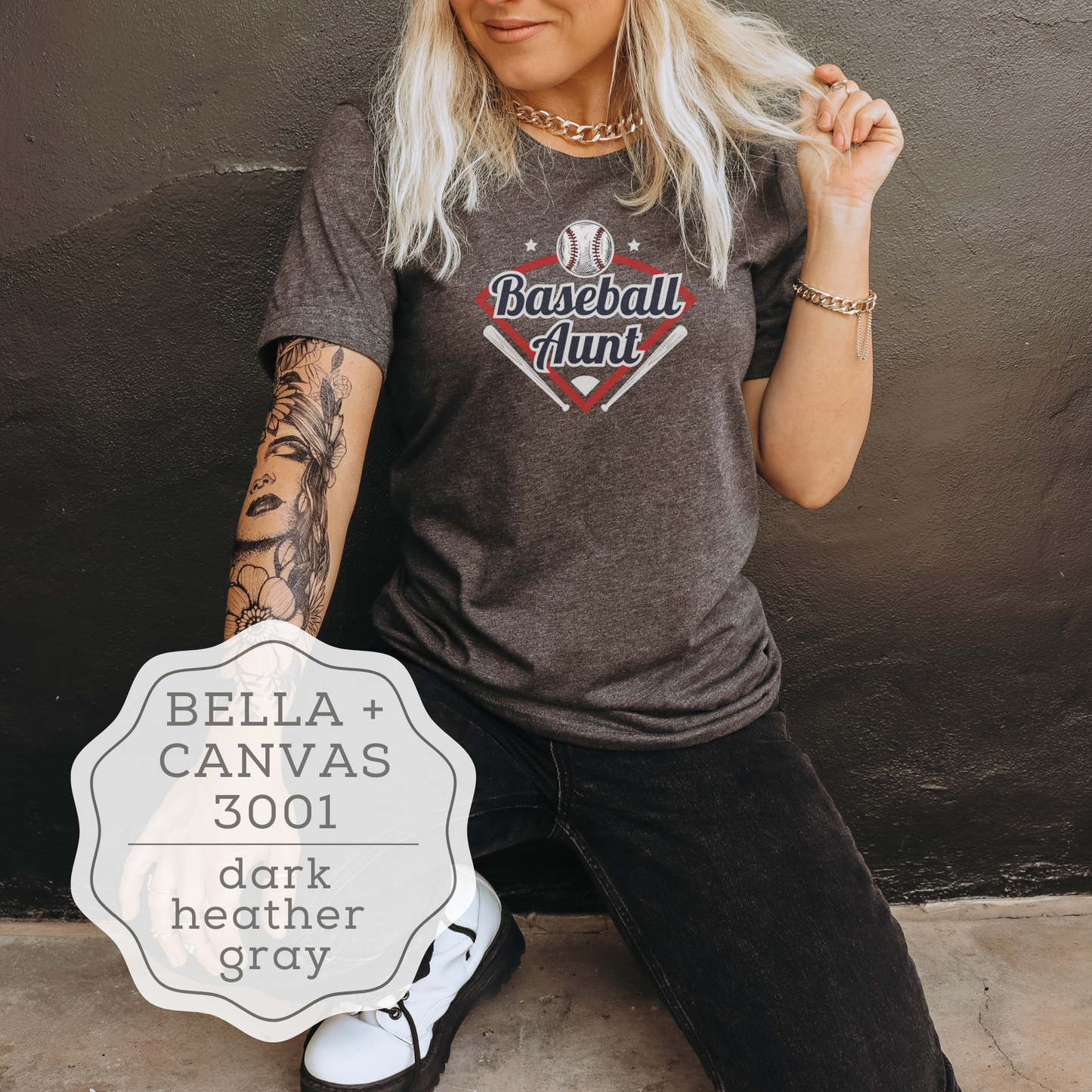 Baseball Matching Family Custom Bella+Canvas Shirts